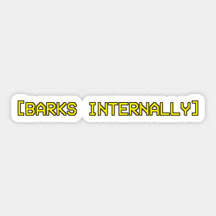 Barks Internally Sticker